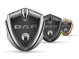 Daf Metallico Emblema Badge Durevole Tocco Premium